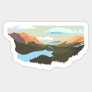 Great Mountain Valley Sticker